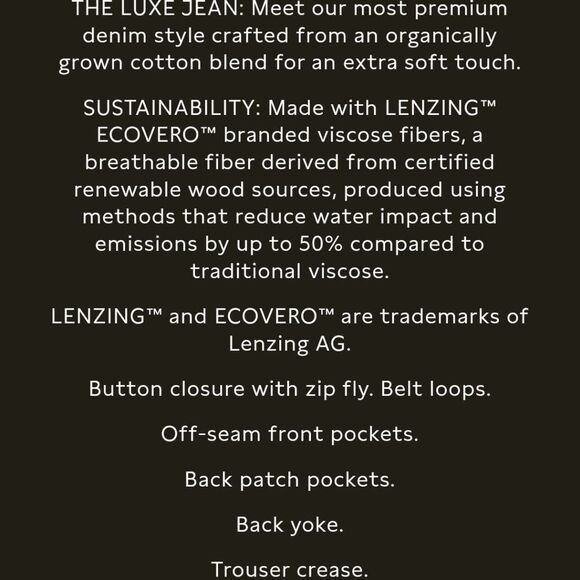 Banana Republic Factory Luxe Jean, Black, Size 8, NWT Never Been Worn - Picture 12 of 13